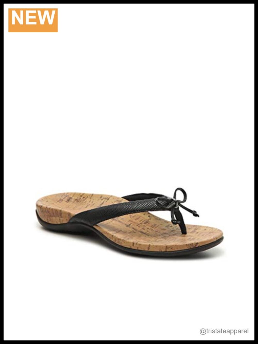 Vionic Cassie Orthotic Arch Support Flip Flop Sandal Faux Fur Slip On Casual